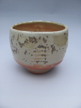 Wood fired porcelain, shino, wood ash