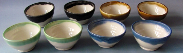 Cone six porcelain bowls
