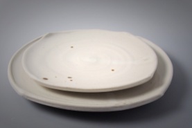 Cone 6 stoneware squared plates